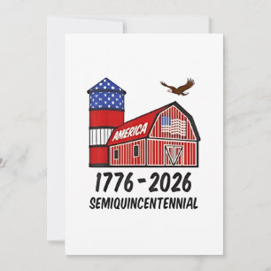 USA Semiquincentenial 250-årsdagen 1776-2026 Inbjudningar