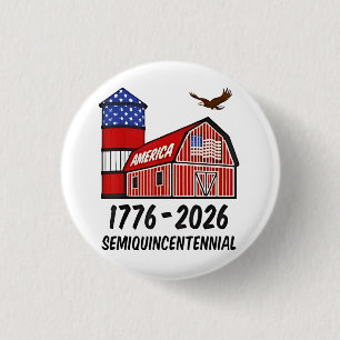 USA Semiquincentenial 250-årsdagen 1776-2026 Knapp
