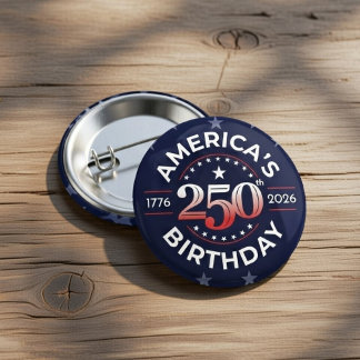 USA Semiquincentennial 1776-2026 Amerikas 250-årsj Knapp