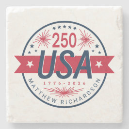 USA Semiquincentennial Amerikas 250-årsjubileum Stenunderlägg