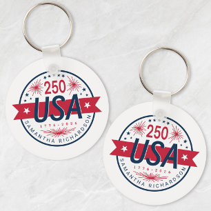 USA Semiquincentennial USA:s 250-årsjubileum Nyckelring