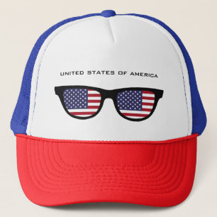 USA Shades anpassningsbar hat Truckerkeps