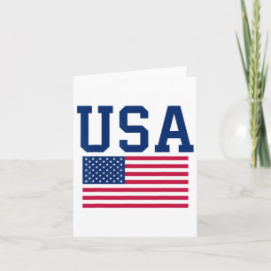 USA Shirt Women Manar Kids American Flagga Patriot Kort