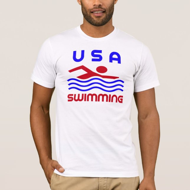 USA SIMMA T-SHIRT (Framsida)