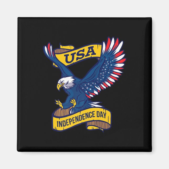 Usa självständighetsdag premium  magnet (Framsidan)