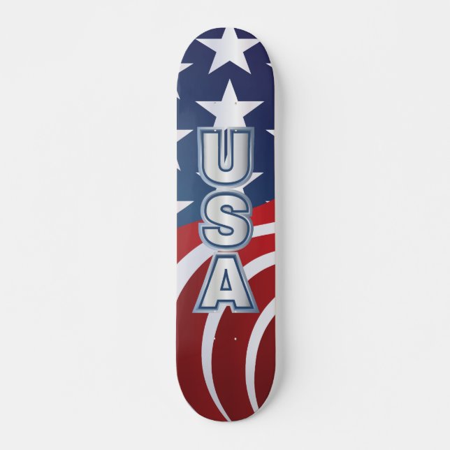 USA SKATE SKATEBOARD BRÄDA 20,5 CM (Framsida)