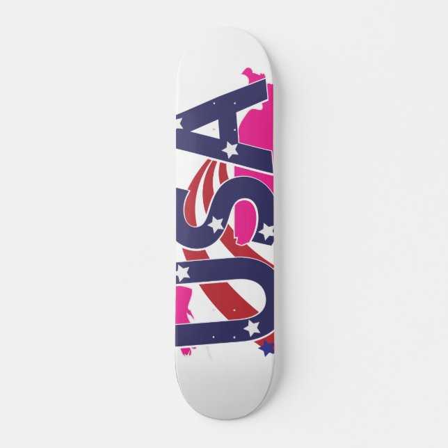 USA SKATEBOARD BRÄDA 19,5 CM (Framsida)