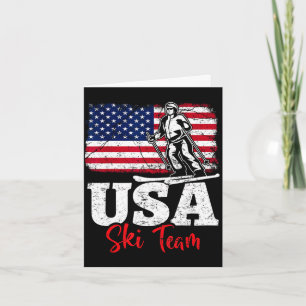 USA skidlag Amerika skidåkning vintersporter skidå Kort
