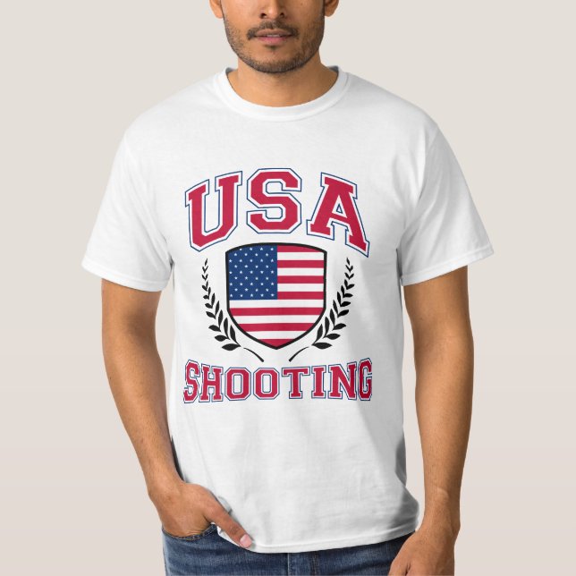 USA skjuta T-shirt (Framsida)