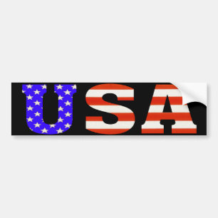 USA skräddarsy mig! Bildekal