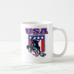 USA Snowboarder Kaffemugg