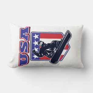 USA Snowboarders Lumbarkudde