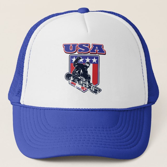 USA Snowboarding Truckerkeps (Framsida)