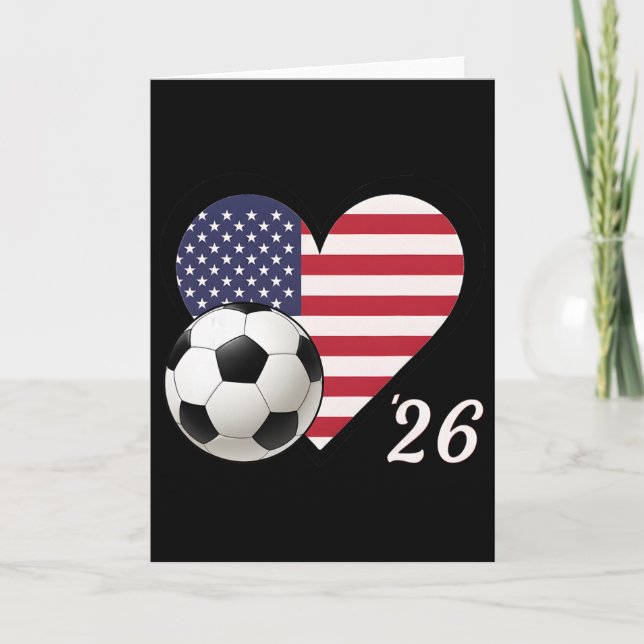 Usa Soccer 2026  Kort (Framsida)