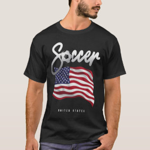 USA Soccer - Amerikanska Flagga T Shirt