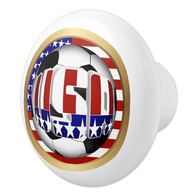 USA Soccer Ball Knopp (Höger)