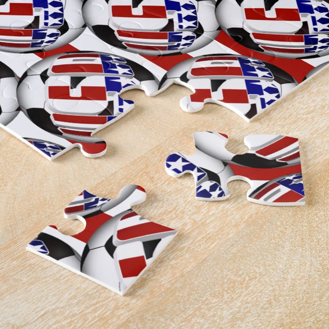 USA Soccer Ball Pussel (Sidan)