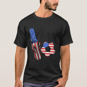 USA: Soccer Ball Soccer USA USA T Shirt