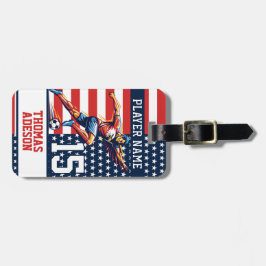 USA Soccer Eagle Athlete Patriotic National Team  Bagagebricka