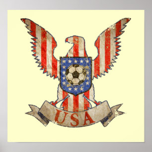 USA Soccer Poster
