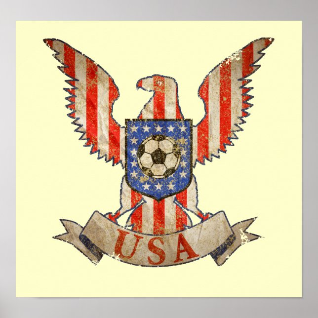 USA Soccer Poster (Framsidan)