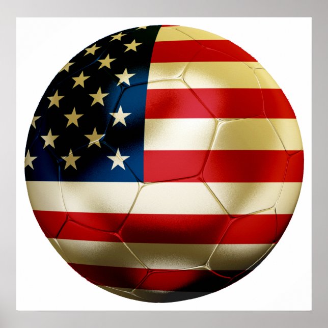 USA Soccer Poster (Framsidan)