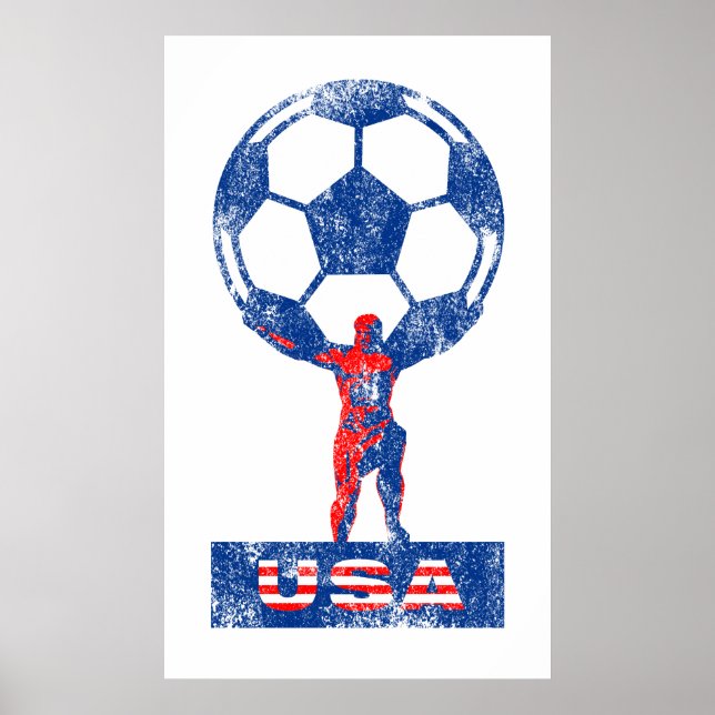 USA Soccer Poster (Framsidan)