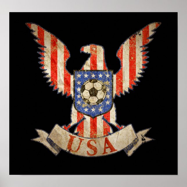 USA Soccer Poster (Framsidan)