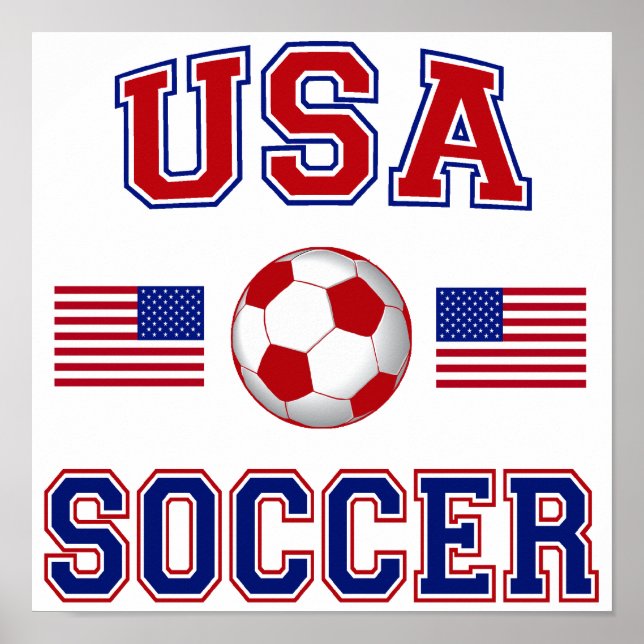USA Soccer Poster (Framsidan)