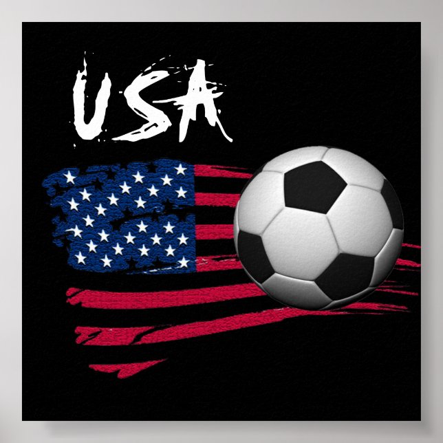 USA Soccer Poster (Framsidan)