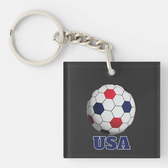 USA Soccer Throw Pillow (Framsidan)