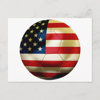 USA Soccer Vykort