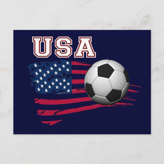 USA Soccer Vykort (Framsida)