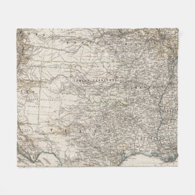 USA södra indiskt territorium Fleecefilt (Framsidan (Horisontell))