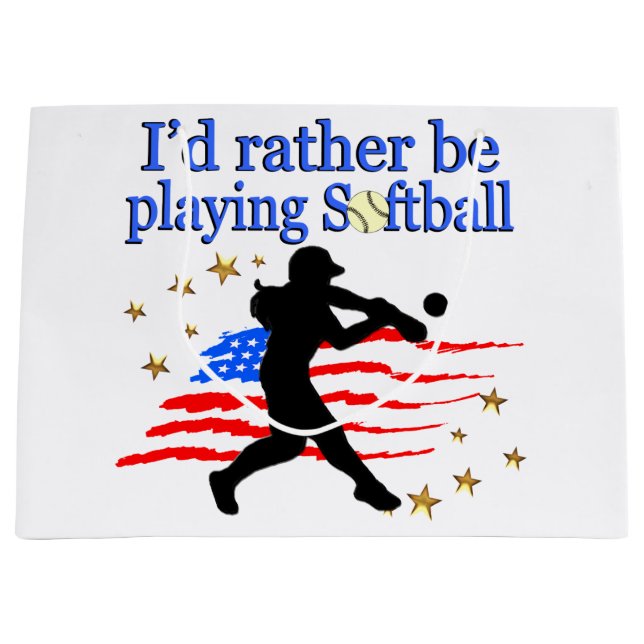 USA SOFTBALL-SPELARE ÄLSKAR SOFTBALL-DESIGN (Framsidan)