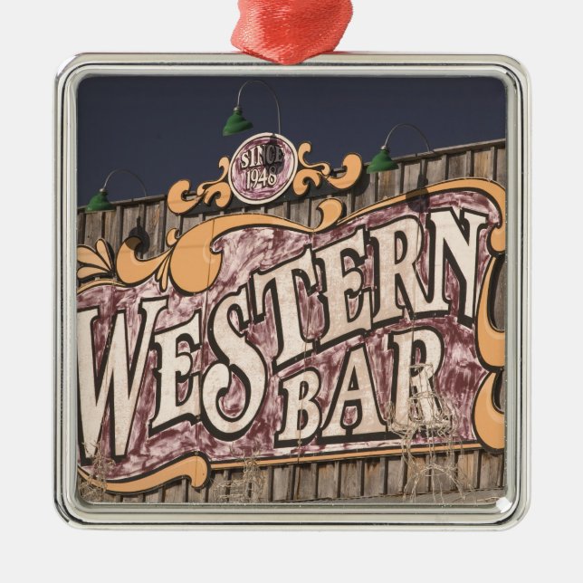 USA som är ny - mexico, Cloudcroft: El. bergTown ( Julgransprydnad Metall (Framsidan)