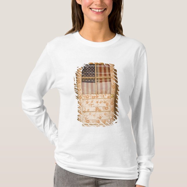 USA som är ny - mexico, Taos: Taos indierPueblo T Shirt (Framsida)