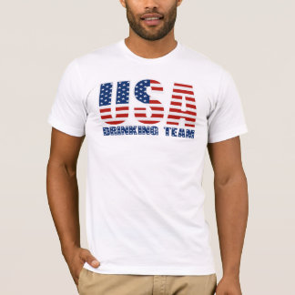 USA som dricker lagT-tröja T-shirt