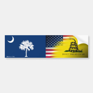 USA South Carolina, Gadsden flaggabildekal Bildekal