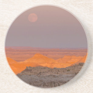USA, South Dakota, Badlands nationalpark Underlägg Sandsten