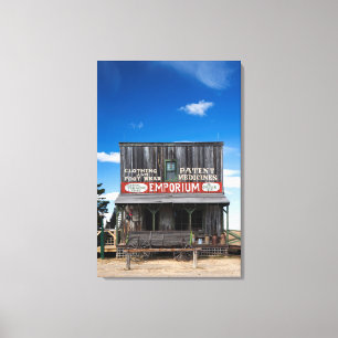 USA, South Dakota, Stamford, 1880 Stad 2 Canvastryck