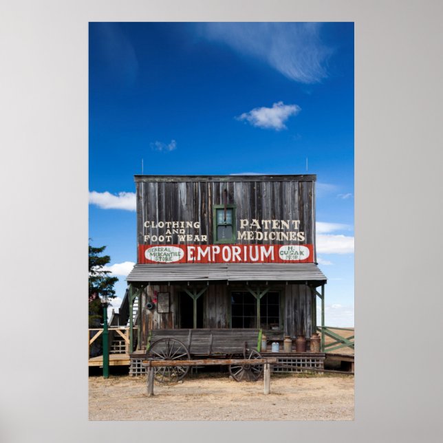 USA, South Dakota, Stamford, 1880 Town 2 Poster (Framsidan)