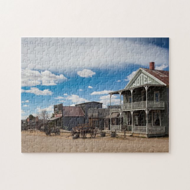 USA South Dakota, Stamford, 1880 Town, banbrytare Pussel (Horisontell)