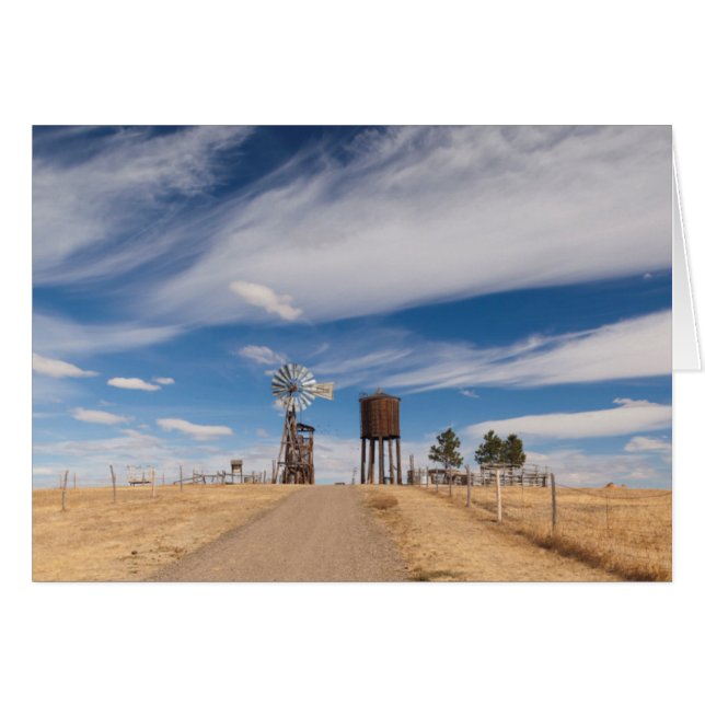 USA, South Dakota, Stamford, 1880 Town Hälsningskort (Framsidan Horizontal)