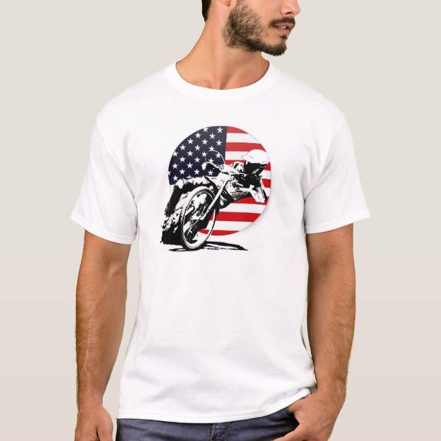 USA speedway Tee Shirt (Framsida)