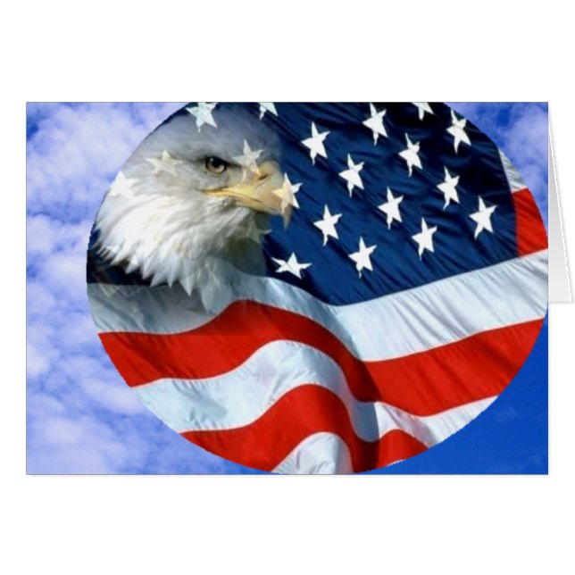 USA Sprider sin Kärlek_ Hälsningskort (Framsidan Horizontal)