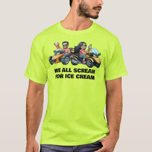 USA Spyder Ryders - vi alla söker efter isgräddgum T Shirt