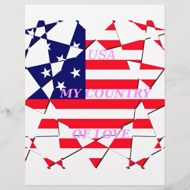 USA, Star-Spangled Kärlek: Mitt Land i Kärlek (Framsida)