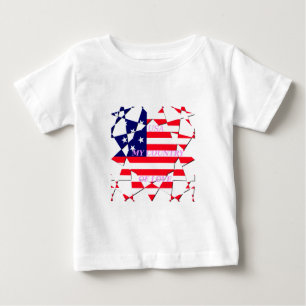 USA Star Spangled Kärlek Mitt Land i Kärlek T Shirt