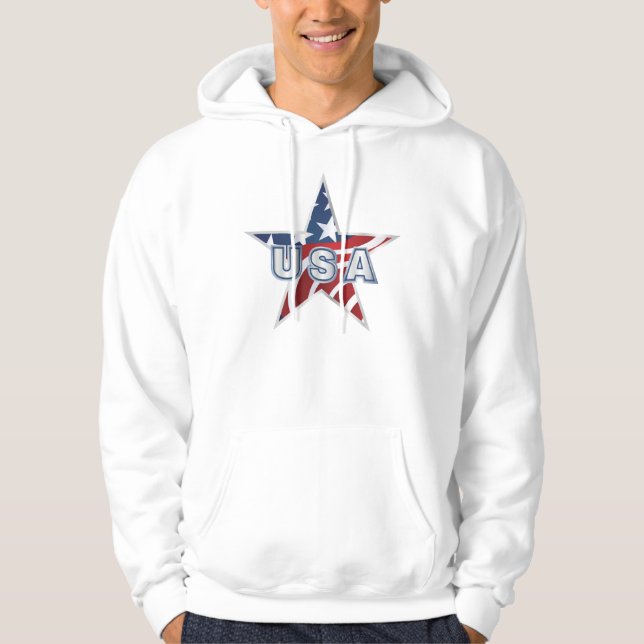 USA Star Sweatshirt (Framsida)